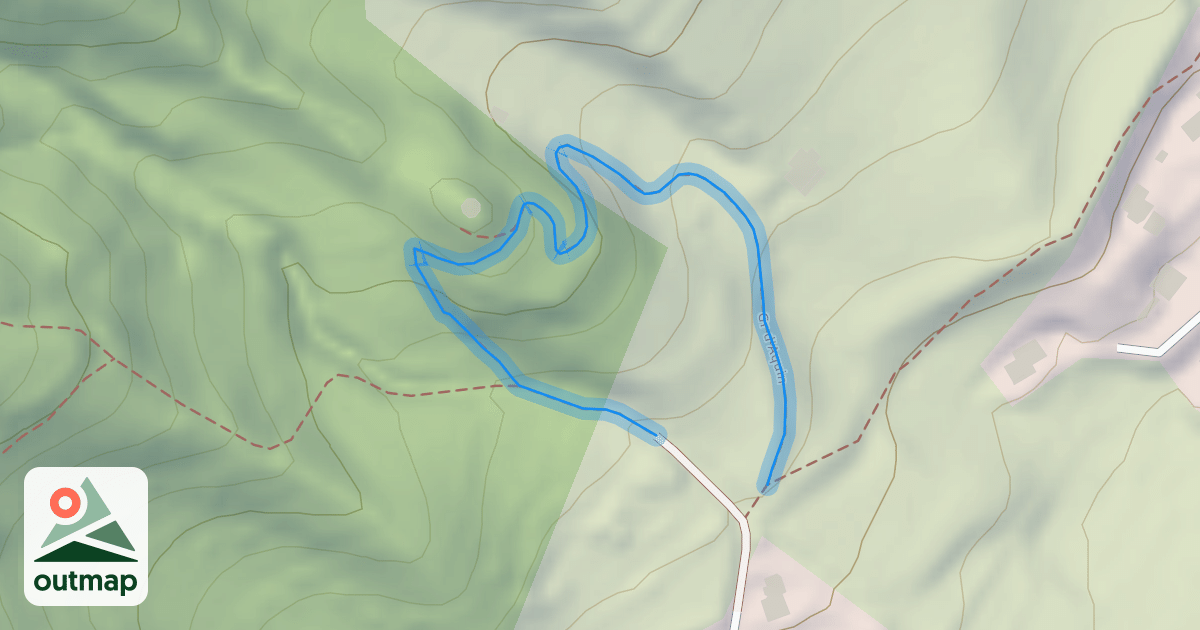 Map of Gr d'Aquin