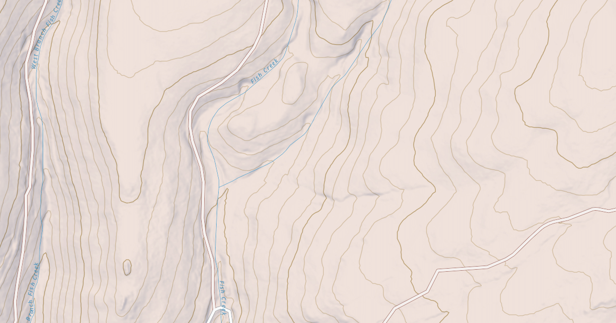 Map preview of EAST FISH CREEK