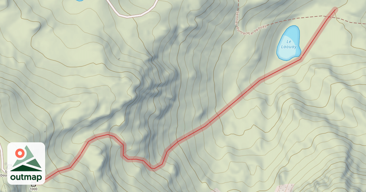 Map of Pène Nère