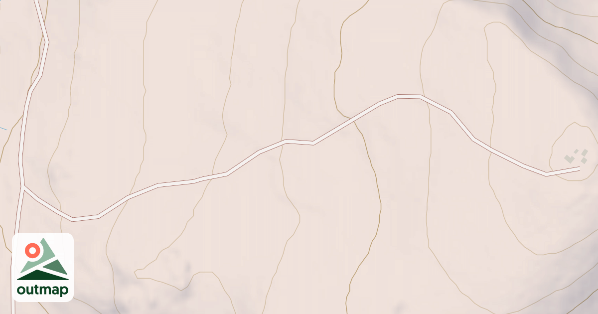 Map of CLAREMONT PEAK