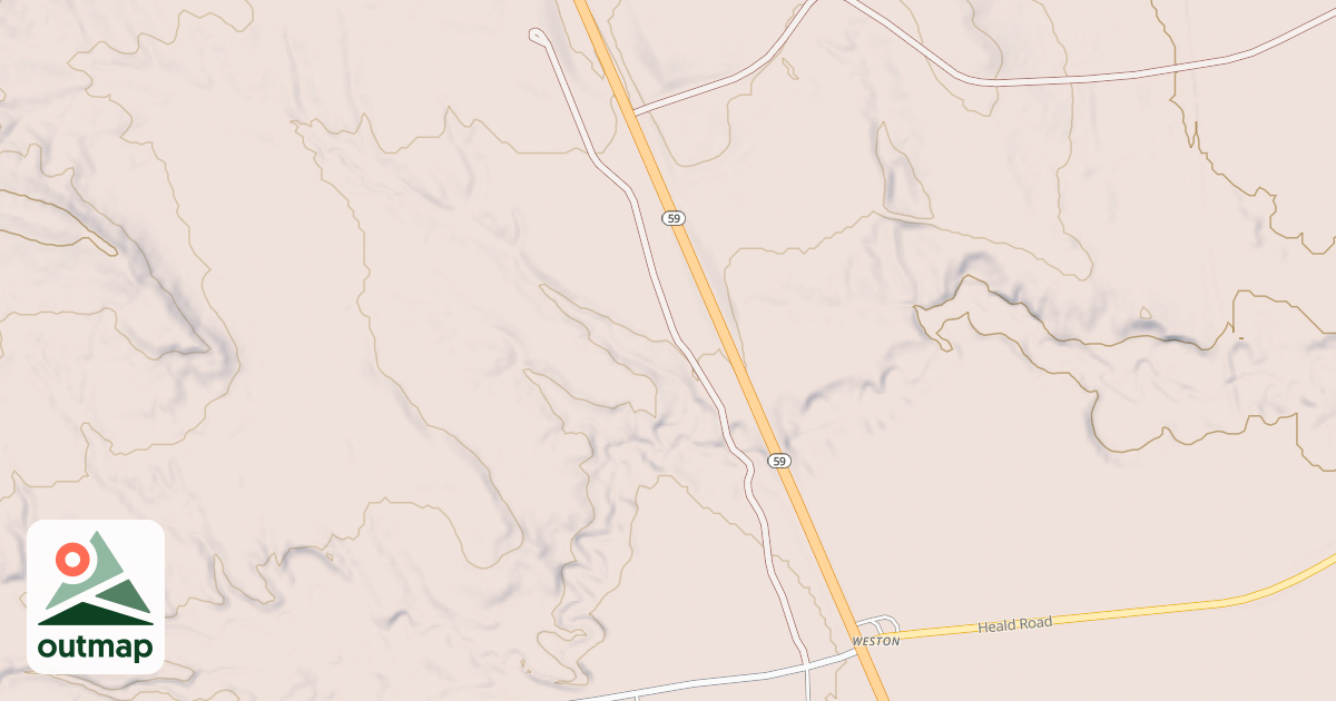 Map of South Weston