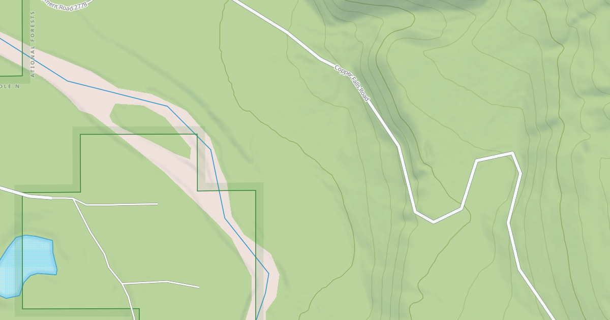Map preview of COPPER FALLS H