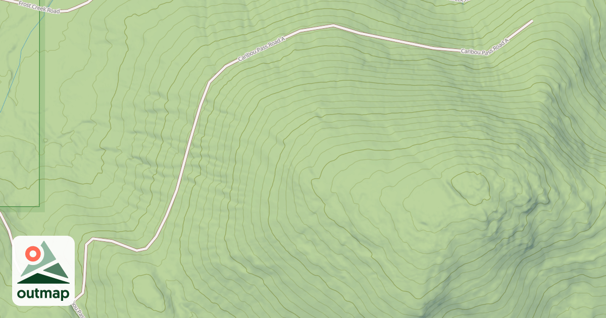 Map of CARIBOU PASS A