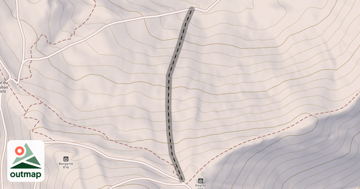 Map of Mur du Vallon