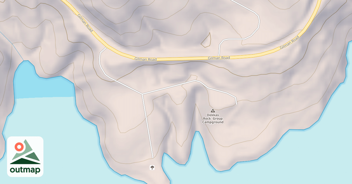 Map of DEKKAS ROCK CG