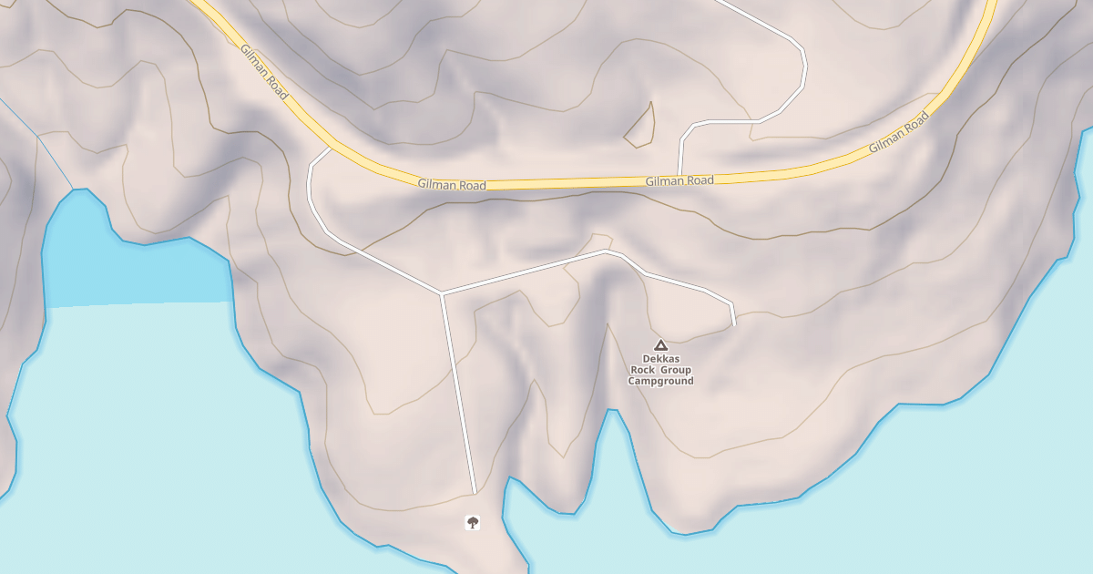 Map preview of DEKKAS ROCK CG