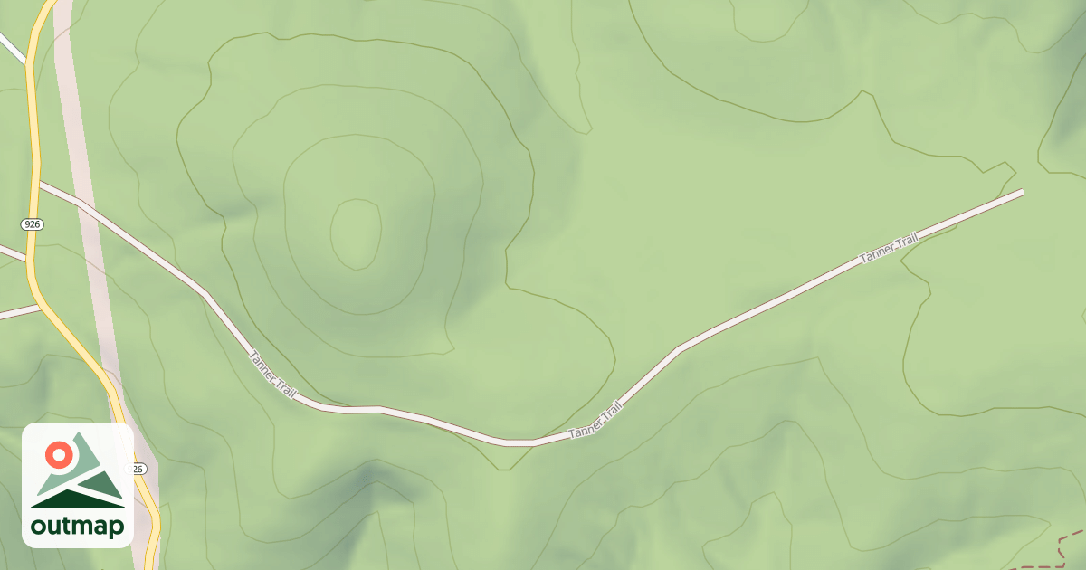 Map of BRADY DIVIDE