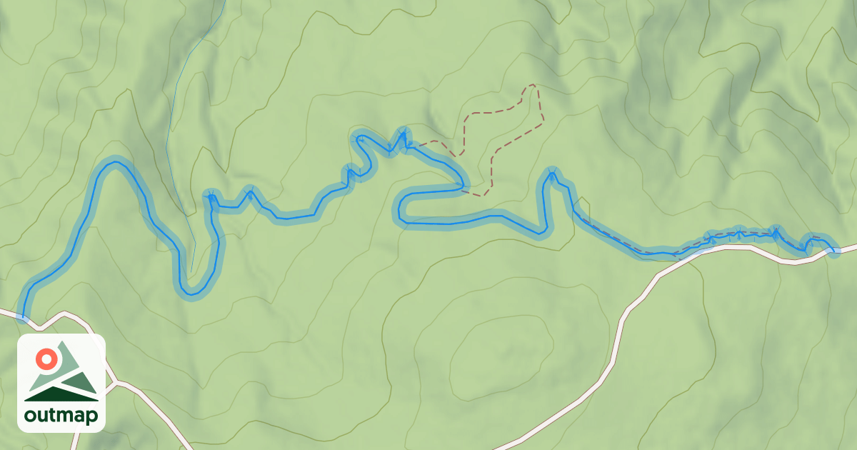 Map of Pine Knoll Trail