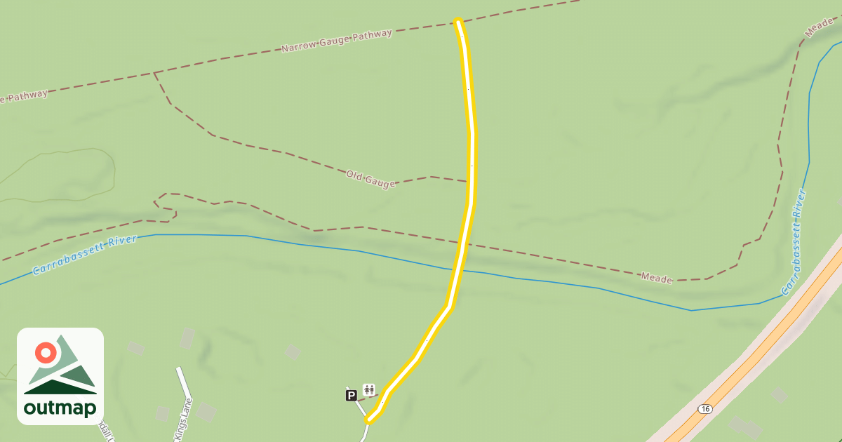 Map of Narrow Gauge Pathway