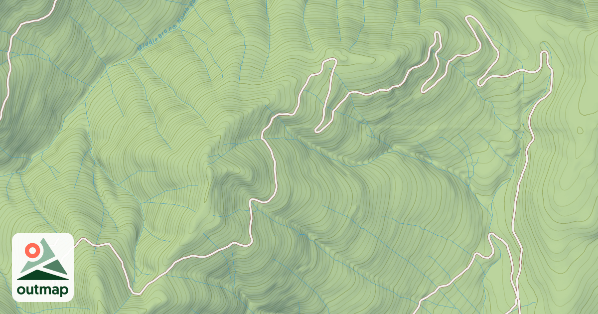 Map of CREVICE CREEK