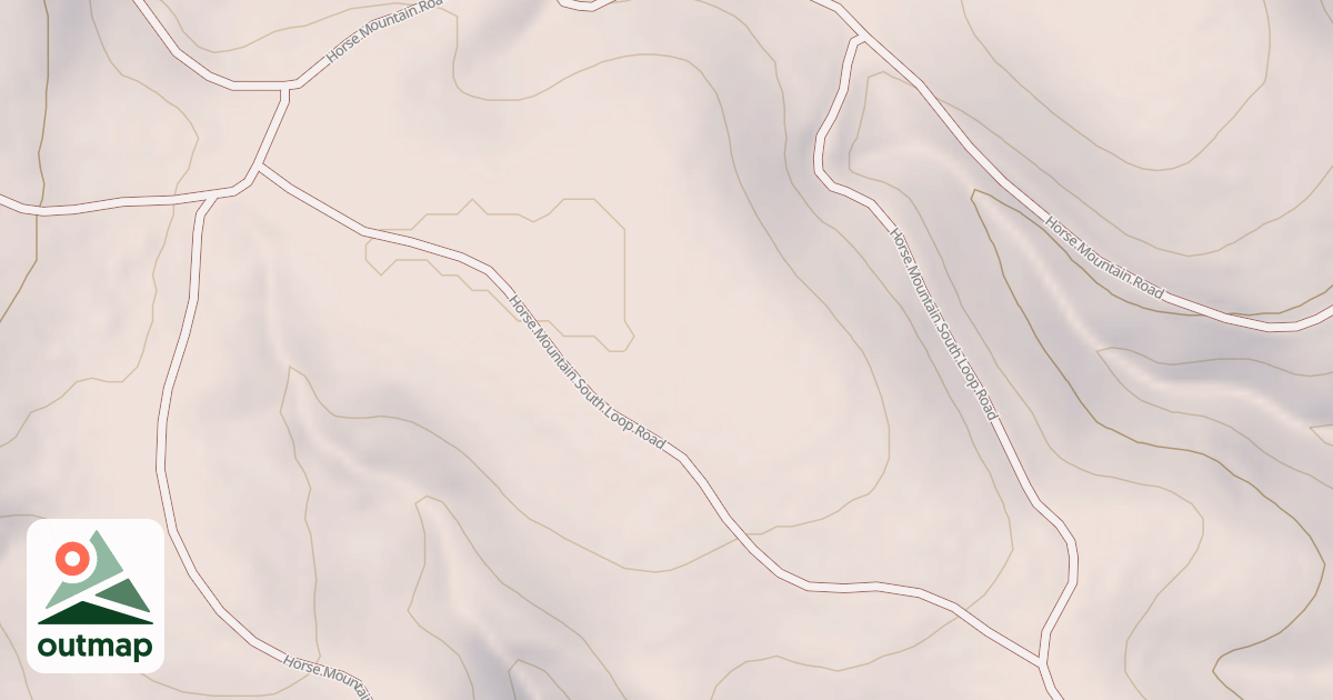 Map of HORSE MTN. SOUTH LOOP