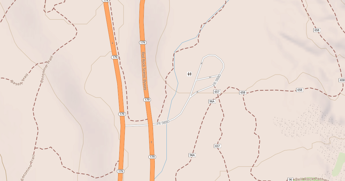 Map preview of BELL ROCK PARKING