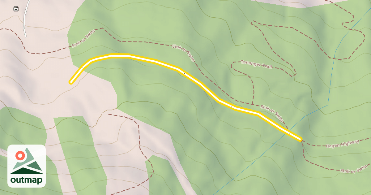 Map of Hagen Highway