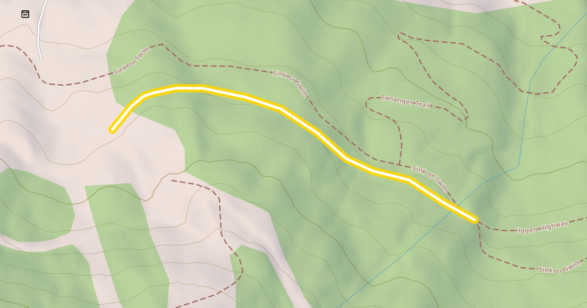 Map preview of Hagen Highway