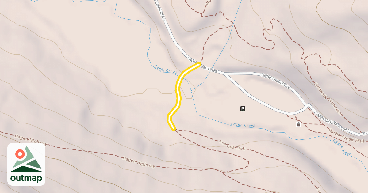 Map of Hagen Trail
