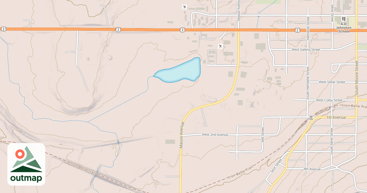 Map of Ironwood To Bessemer State Trail