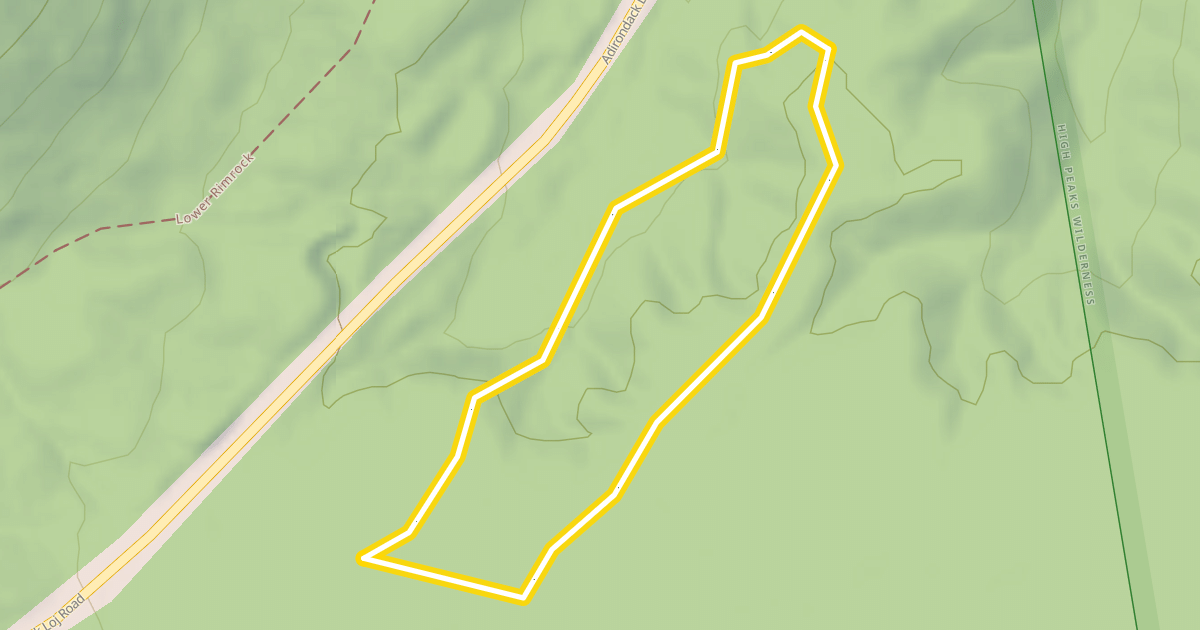 Map preview of Northwoods Loop