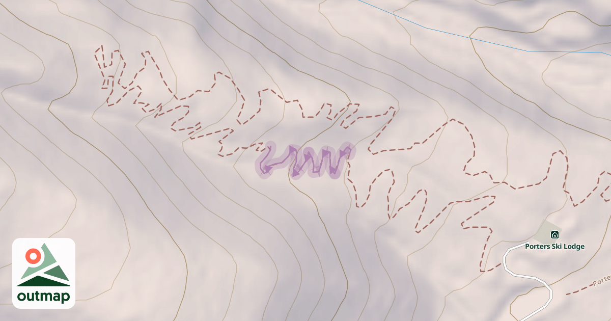 Map of Porters Free Flow Trail