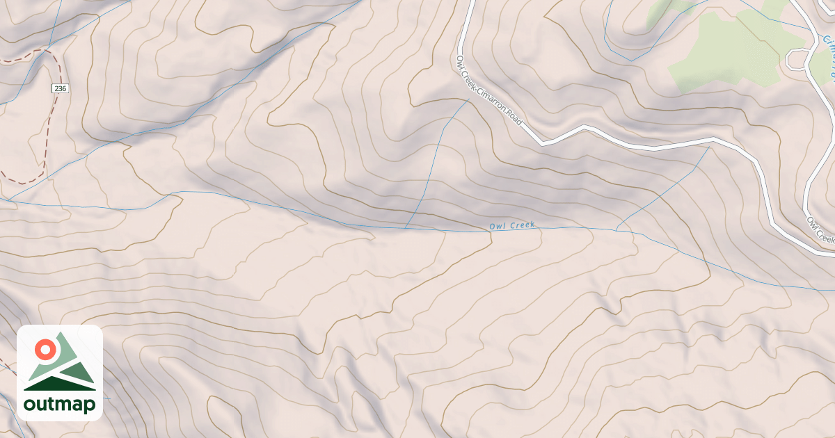 Map of Old Owl Creek