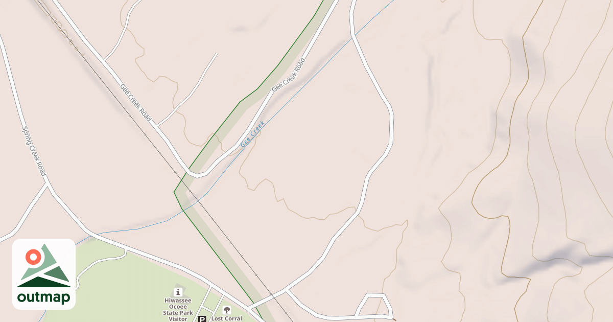 Map of GEE CREEK