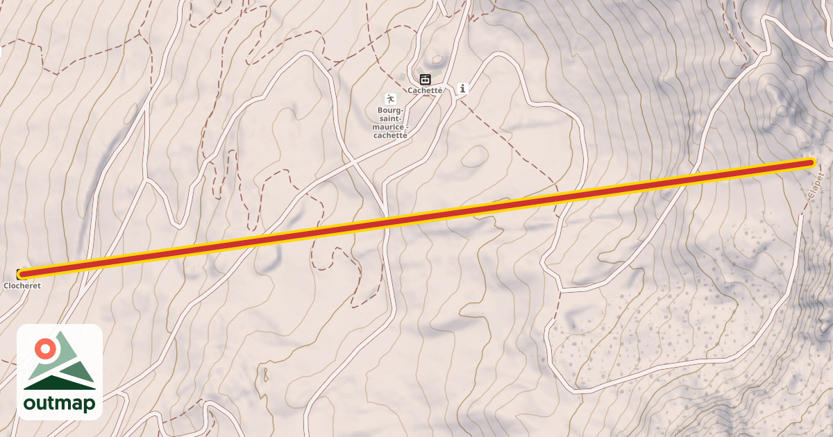 Map of Clocheret
