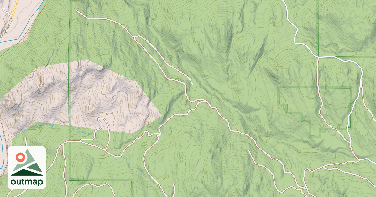 Map of SOUTH FORK DAY CREEK