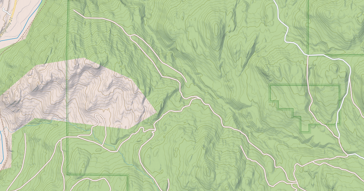 Map preview of SOUTH FORK DAY CREEK