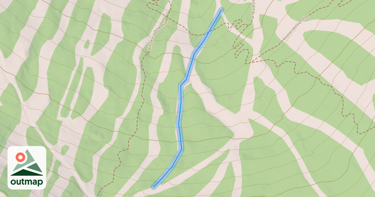 Map of Whiskey Jack