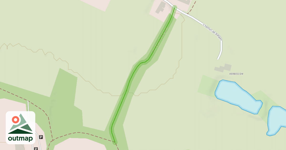 Map of De Cano à Balgan