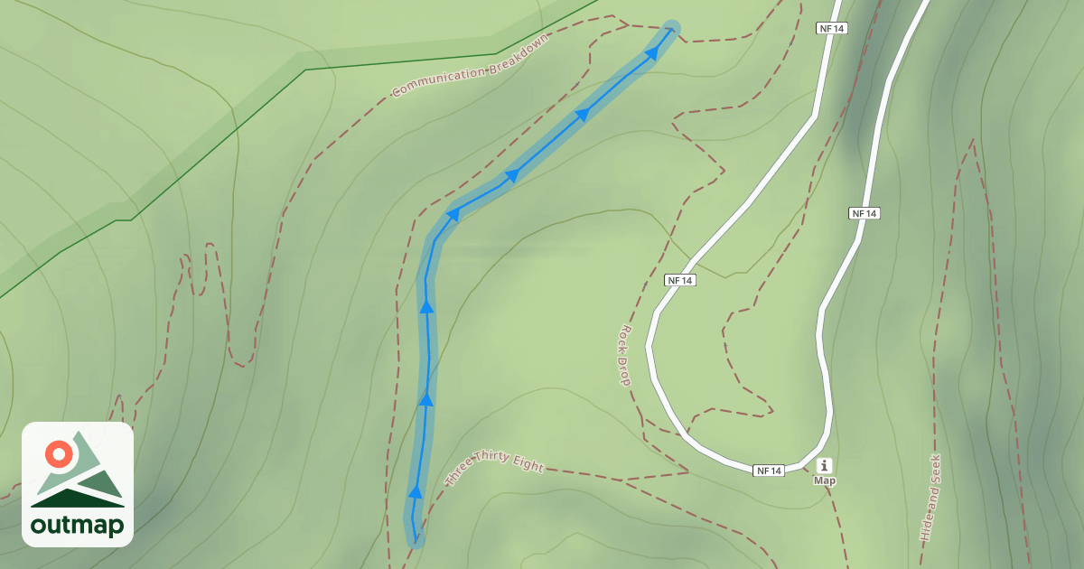 Map of Rock Drop Return