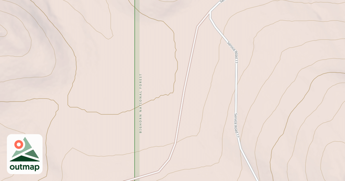Map of AGATE MINE