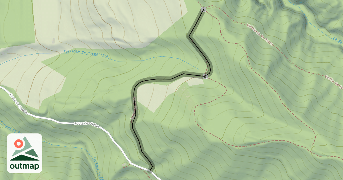 Map of Bouzonniere