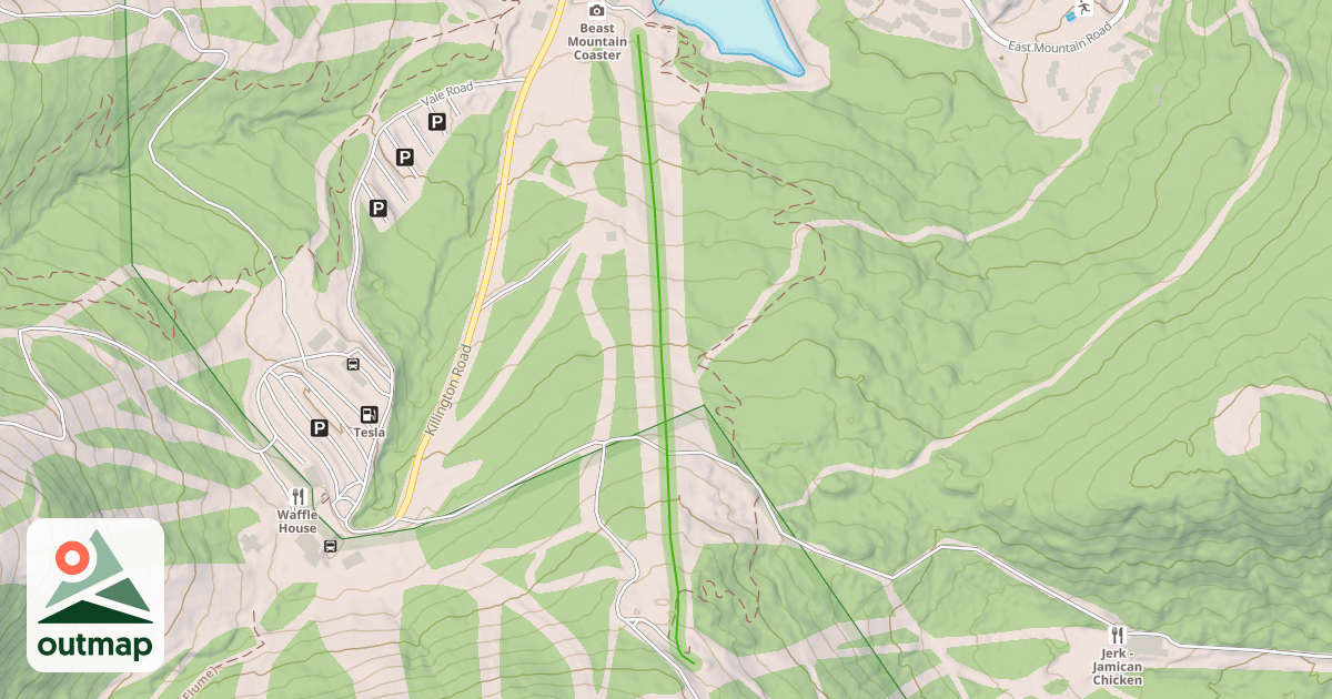 Map of Snowshed Slope
