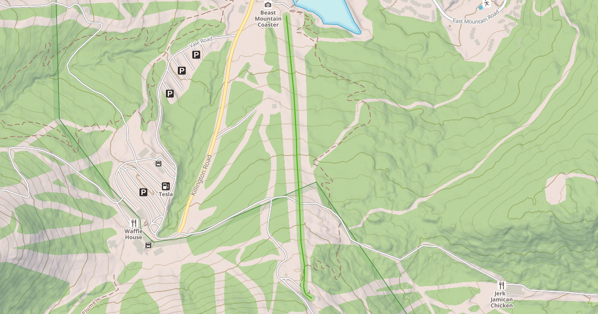 Map preview of Snowshed Slope