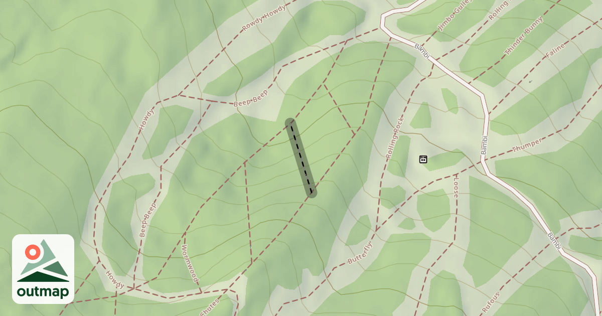 Map of Jip & Josh Chutes