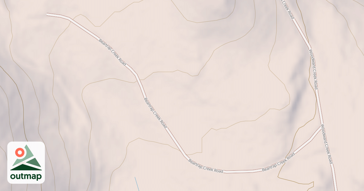 Map of BEARTRAP CR