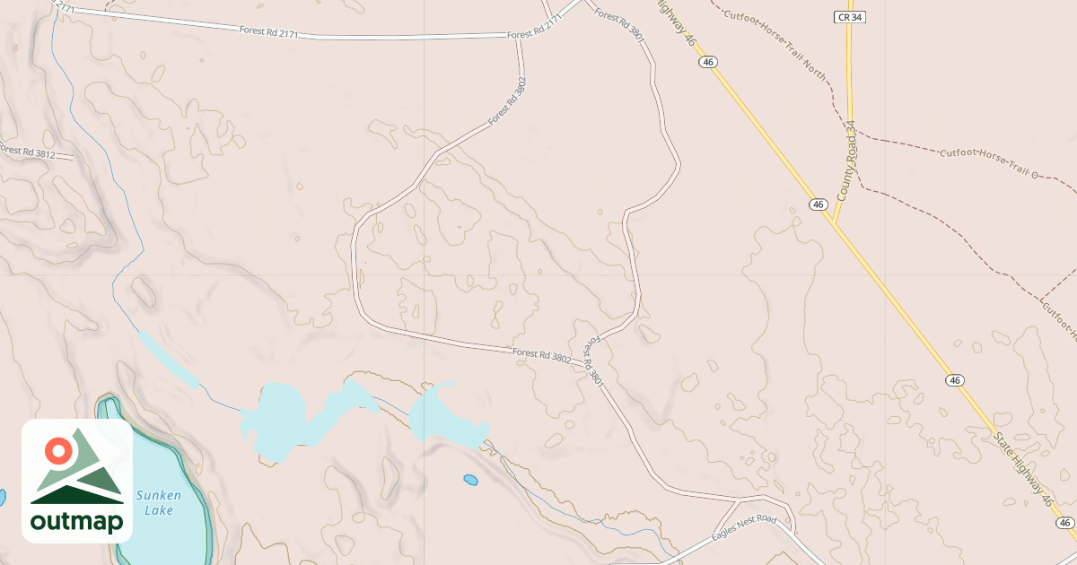 Map of AMIK LAKE
