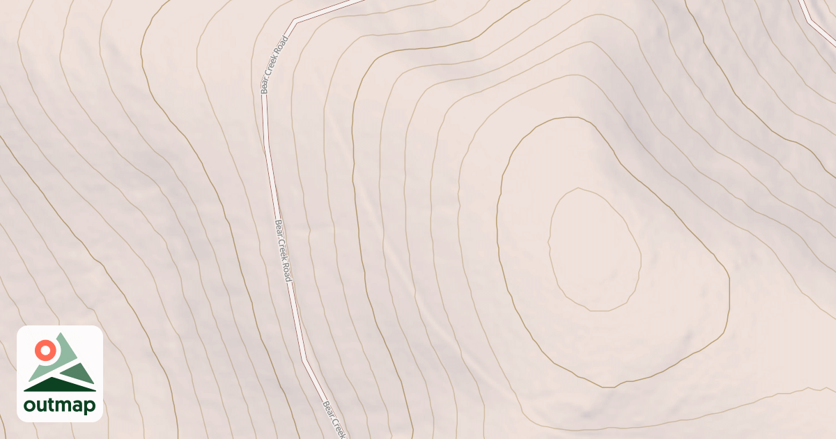 Map of BEAR CREEK