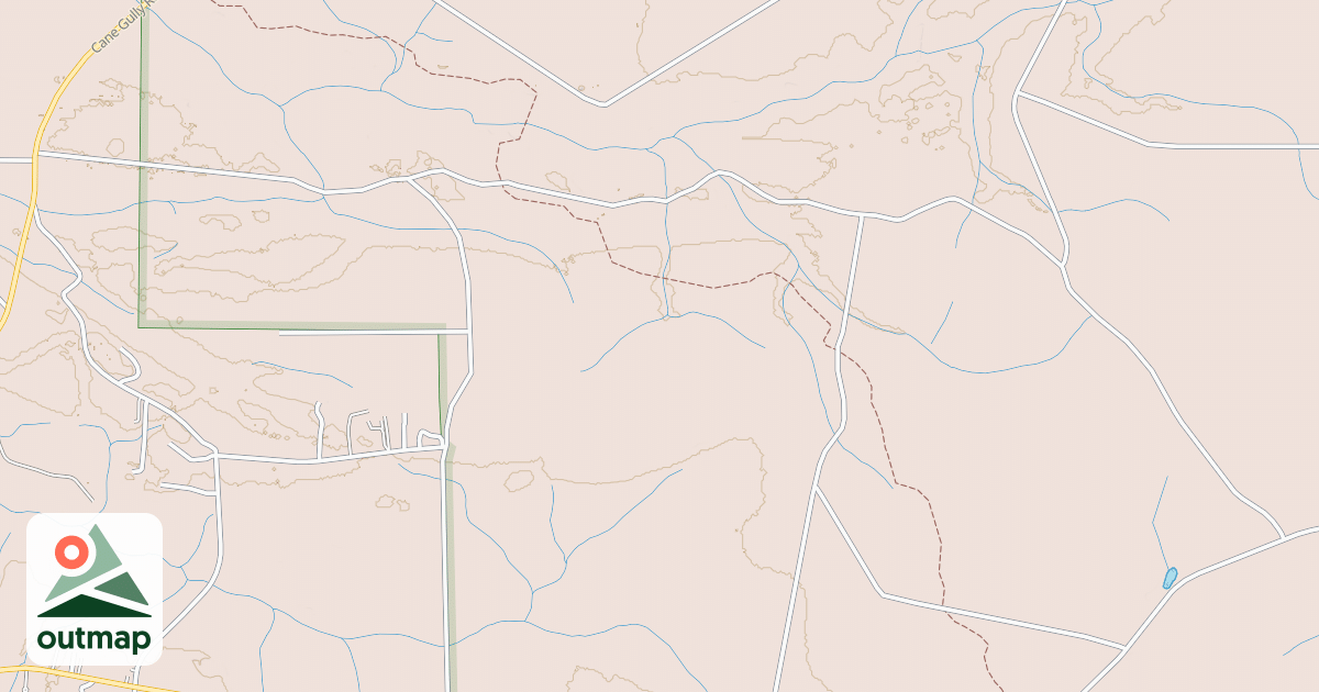 Map of CANE GULLY