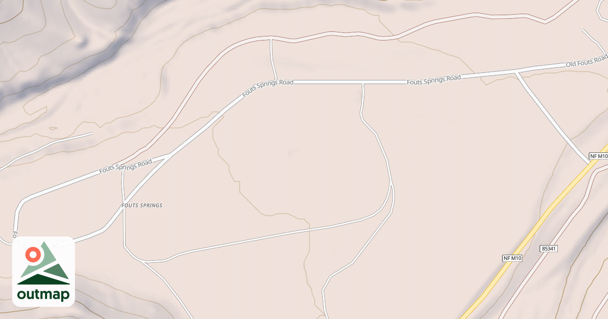Map of FOUTS SPRINGS