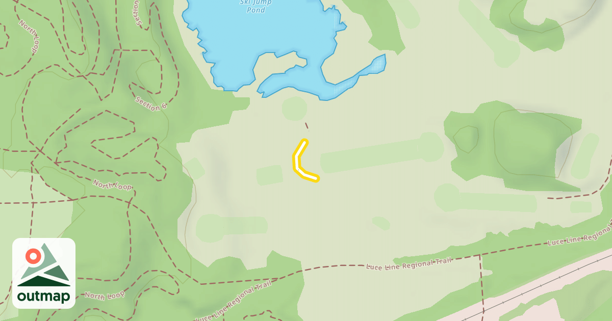 Map of Green Meadow Loop
