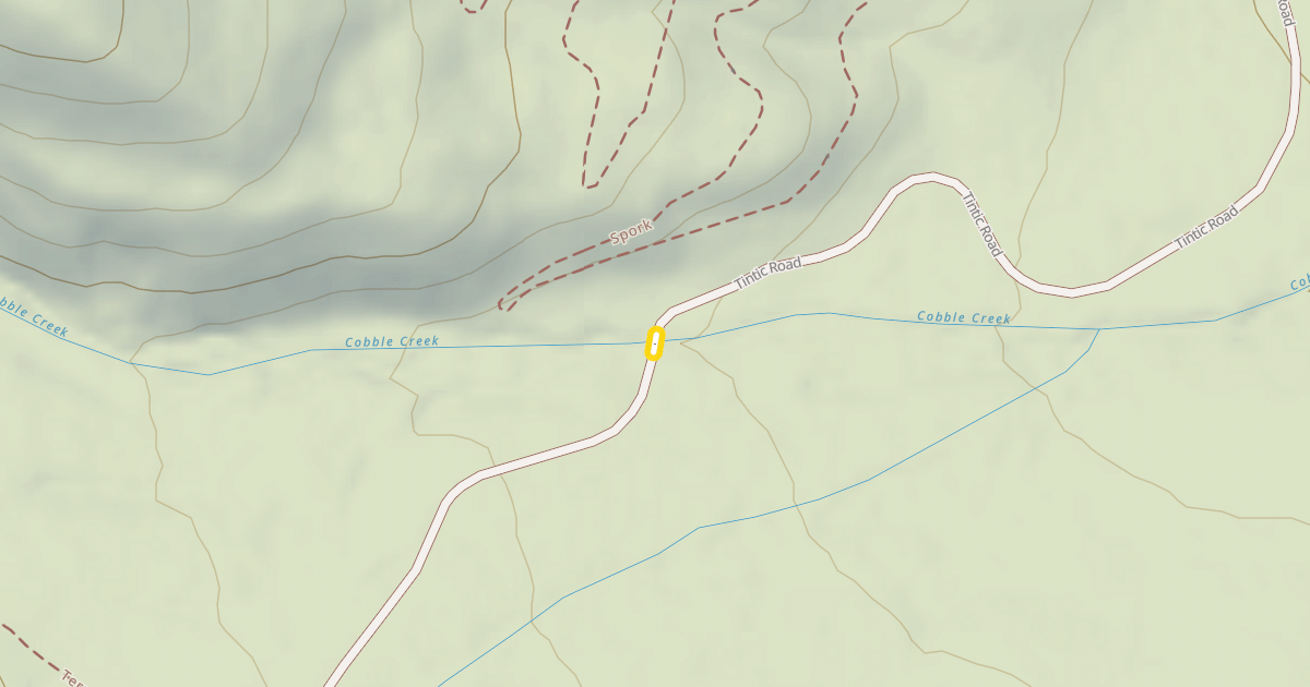 Map preview of Tintic Road