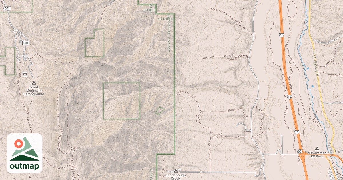 Map of Bell Marsh-Walker-Goodenough