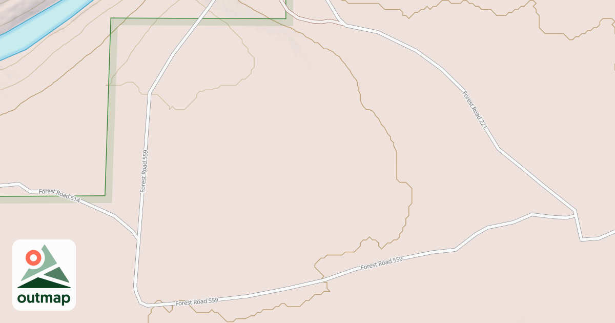 Map of COFFEE POT LODGE LOOP