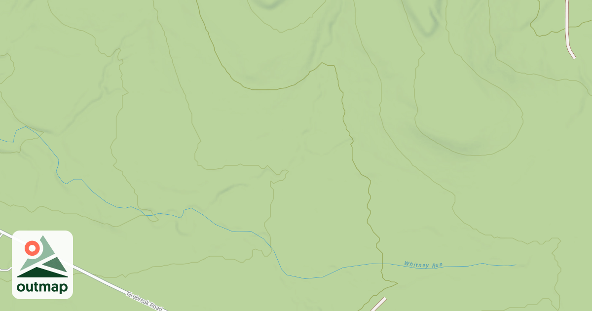 Map of S.B. Elliott State Park Snowmobile Trails