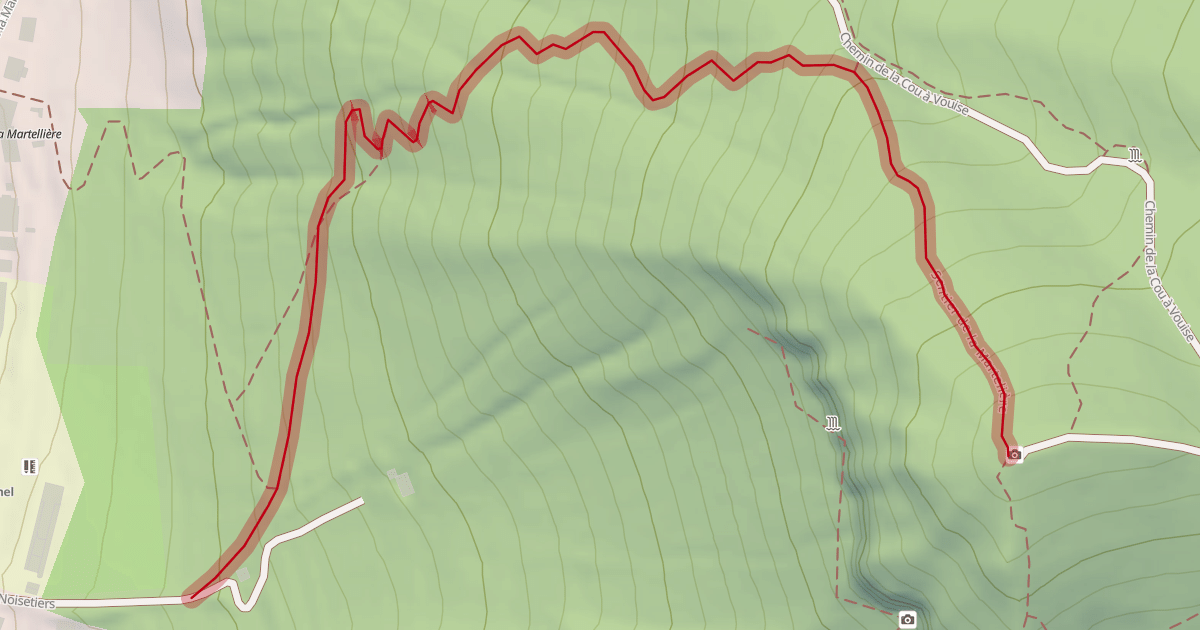 Map preview of Sentier de la Martelière