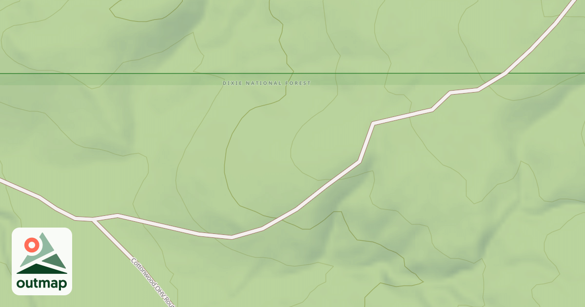 Map of USFS Motor Vehicle Use Map Roads {12A641DB-EA07-436A-A143-D226732D5285}