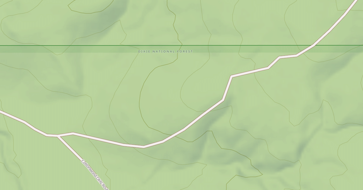 Map preview of USFS Motor Vehicle Use Map Roads {12A641DB-EA07-436A-A143-D226732D5285}