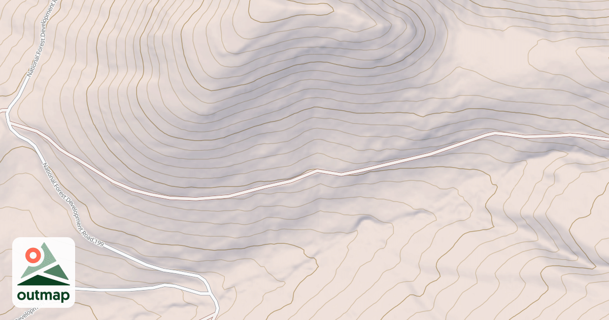 Map of Council Mountain