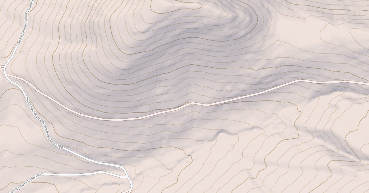 Map preview of Council Mountain